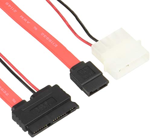 Cable adaptador microSATA a SATA con alimentación 15 pines
