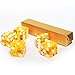 GSE Games & Sports Expert Set of 5 Poker Craps 19mm Serialized Casino Dice (Yellow)
