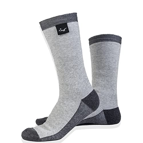 OTTERSHELL Impermeable para clima frío Longitud media Calcetín, Aptos para deportes al aire libre, excursionismo, ciclismo, ciclismo de montaña, pesca, esquí, entre otros muchos otros. (M, Gris)