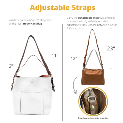 Image of Joy Susan Womens Faux Leather: Hobo 2-in-1 Handbag