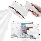 Steamer Iron for Clothes Travel Mini: Steam Iron Handheld Portable Steamer for Traveling Small Size Garment Hand Held Clothing Steamers Travel College Dorm Home Essentials Micro Ironing Machine