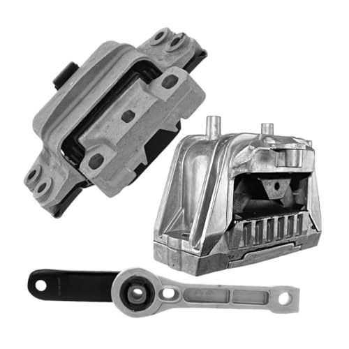 CONTUK Motor Mounts & Transmission 3pcs for VW for Bora 2005-2010 L5-2.5L New Rear Lower Torque Strut Front Right Engine 1X Hydraulic Left