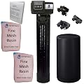 AFWFilters Iron Pro 2 Combination Water Softener Iron Filter Fleck 5600SXT Digital Metered Valve 64,000 Grain - High Flow for Whole House Use - Removes Hardness, Iron, Manganese, Sediment, Rust