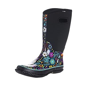 WTW Mid Calf Rain Boots for Women – Waterproof Insulated Neoprene Mud Boots Outdoor Hunting Garden Boots