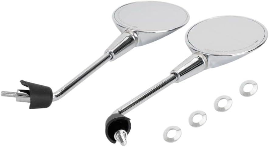 Left and Right Rearview Mirrors Compatible with 50cc, 125cc, 150cc Motorcycles (2014–2022)