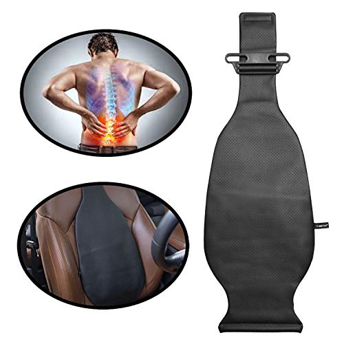 Lebogner Lumbar Support Back Cushion For Car- Air Motion Backrest For Lower Back Pain - Orthopedic Customized Posture Support - Back Pain Relief Car Seat Lumbar Cushion #TOP7