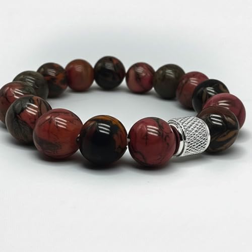 Image of THE MEN THING Natural Stone Bracelets - Adjustable Beaded Wristwear for Men & Boys (Multi-Design Collection)
