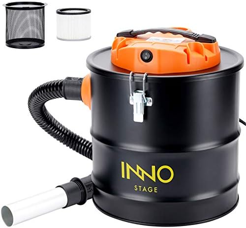 5 Gallon Ash Vacuum Cleaner with Blow fonction, 1200W Power Ash Collector, Suitable for Fireplaces, Log Burners, Grills, BBQ’s, Fire Pits, Wood Stoves and Pellet Stoves