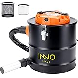 5 Gallon Ash Vacuum Cleaner with Blow fonction, 1200W Power Ash Collector, Suitable for Fireplaces, Log Burners, Grills, BBQ's, Fire Pits, Wood Stoves and Pellet Stoves