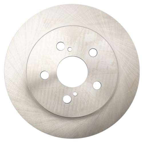 Image of TRQ Rear Brake Pad & Rotor Kit Brake Pads Brake Rotor Semi-Metallic Compatible with 2019-2020 Toyota Corolla