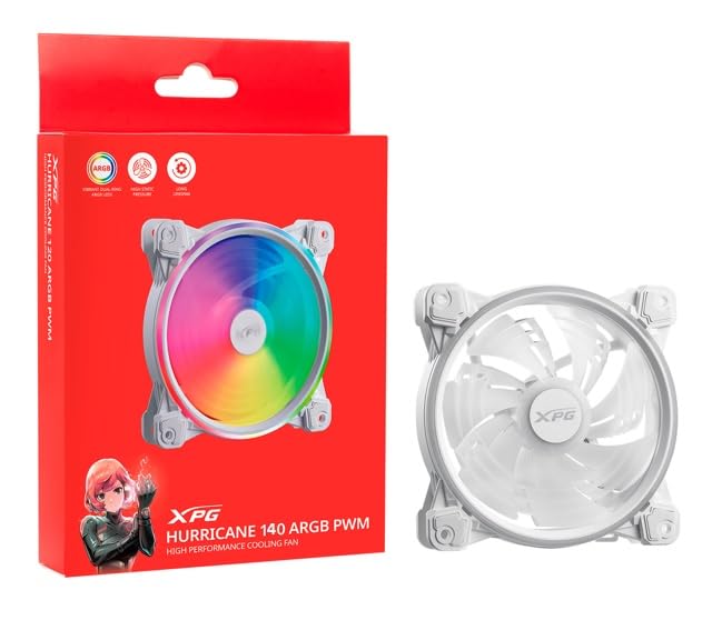 Image of XPG Fan Box HURRICANE140ARGBPWM-WHCWW Brand