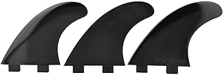 Dioche Surfboard Thruster Surf Fins,Surfboard Fin Set FCS Thruster,Tri Fin Thruster Set Nylon Plastic Surfboard Fins