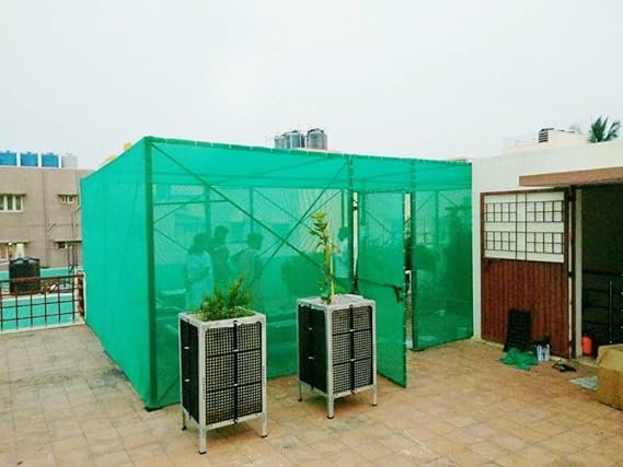 Image of CHANDRAVATI Green Shade Net 75% UV Sun Protected for Terrace, Garden, Green House, Balcony & Gardening Multipurpose Agro net (3m x 25m)