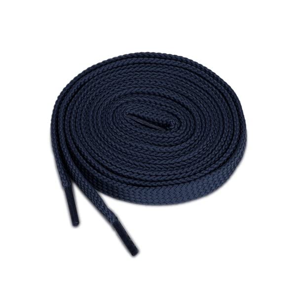 Image of 2 PAIRS Flat Shoe laces 48 Inches Wide Shoelaces for Athletic Running Sneakers Sports Shoes Boot Laces Strings (2 Pairs)