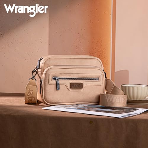 Image of Wrangler Crossbody Bag for Women Multi Pocket Crossover Bag Shoulder Pursea with Adjustable Strap