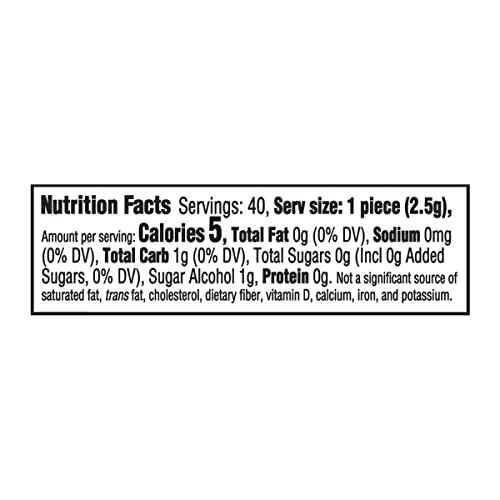 Image of Trident Vibes SOUR PATCH KIDS Watermelon Sugar-Free Chewing Gum, 6 Bottles of 40 Pieces (240 Total Pieces)
