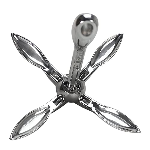 Extreme Max 3006.6678 Boattector Stainless Steel Folding/Grapnel Anchor - 5.5 Lbs. #TOP4