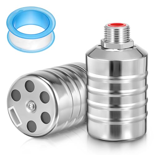 NAMOARLY 2 Piezas Interruptor De Válvula De Flotador Para Tanque De Agua Válvula De Cierre Automático De Torre De Agua Controlador Flotantes
