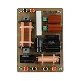 Whychstore 400W Audio Crossover Frequenzteiler, 2-Wege-Hochtöner und Tieftöner Trennung, kompatibel mit 4-8 Ohm 15 Zoll Lautsprechern