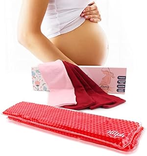 Hilph Perineal Cold Packs, Perineal Ice Packs Postpartum Ice Pads for Hemorrhoid Pain Relief and Vaginal Recovery, Reusable 2 Cooling Maternity Ice Pads After Birth with 4 Soft Washable Sleeves