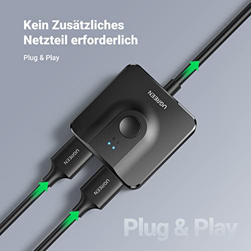 HDMI Switch UGREEN 4K 60Hz für zwei HDMI-Quellen