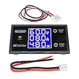  ZRYYD DC 0-100V 10A 1000W LCD Digital-Voltmeter-Amperemeter-Wattmeter-Spannung Strom Leistungsmesser Volt-Detektor-Tester-Monitor 12V 24V 36V