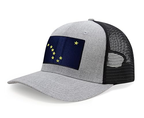 Image of International Tie State Hat for Men and Women, Adjustable Snapback Trucker Baseball Cap with Embroidered Patch