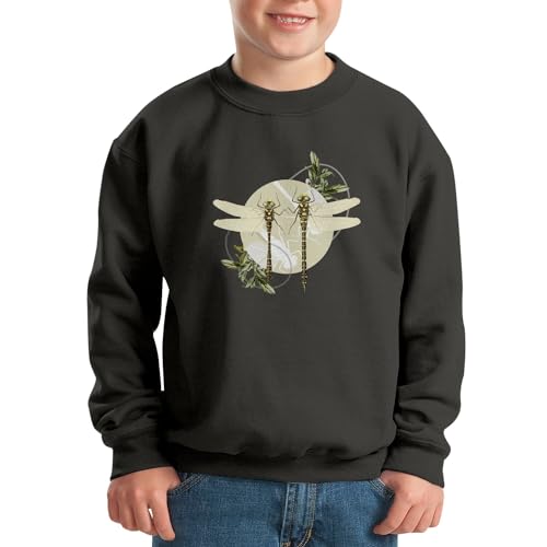 Sweatshirt enfant libellules amoureuses biologie illustration minimaliste