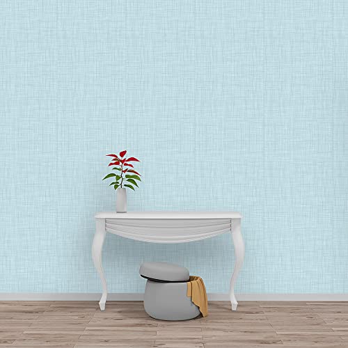 Papel de Parede Linho Azul Rio Nilo