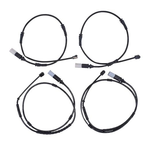 Image of HouYeen Pack of 4 Front and Rear Left and Right Brake Pad Wear Warning Sensor Indicator for B-MW 1 2 3 4 Series F20 F21 F22 F87 F23 F30 F80 F34 F31 F33 F83 F32 F82 F36
