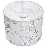 Abat-jour cylindrique en tissu : cet abat-jour pratique et décoratif habille votre lampe avec simplicité et élégance grâce à son motif délicat. petit abat-jour pour lampe de table