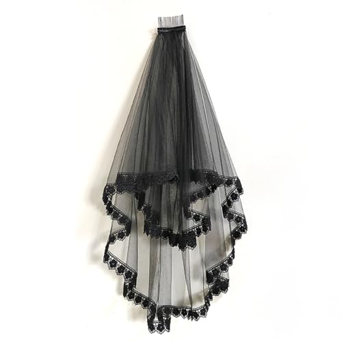 Velo molto leggero e confortevole, bordo in pizzo ricamato unico, lavorazione liscia e fine, design semplice ma elegante aggiunge tonnellate di complimenti per il tuo abito da sposa, lasciandolo il tuo ricordo più indimenticabile in un giorno speciale.