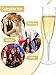 WDF 36PCS Clear Champagne Flutes Plastic - 6 OZ Clear Disposable Champagne Flutes Party Supplies for Wedding/Birthday/Parties