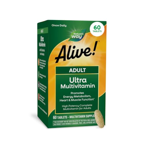Nature's Way Alive! Adult Ultra Multivitamin, Methylated B12, 60 ct - image 1