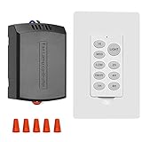 Ceiling Fan Remote Control Kit Universal Wireless Wall Switch Mountalbe Control with Receiver Fan Li