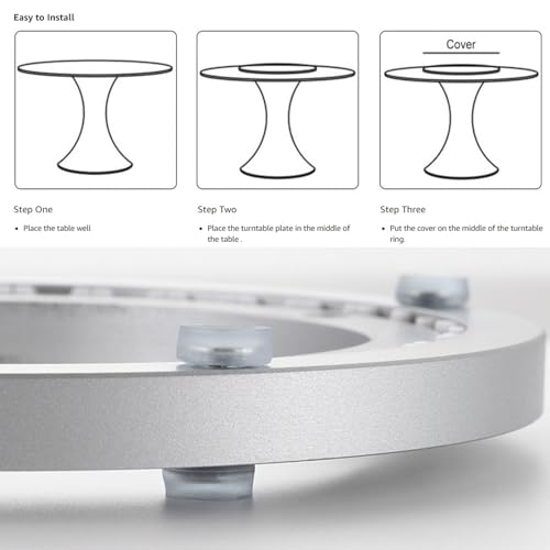 Obrotowy stół obrotowy Lazy Susan 360 z łożyskami kulkowymi(32 inches (800mm))