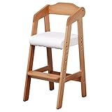 キッズチェア 木製椅子 ハイチェア 3段階調節可能 幅35×奥行41×高さ78.5cm 7088025F