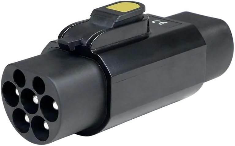 EV Adapter IEC 62196 to GB/T (32 A, 1-Phase/ 3-Phase), Wireless Charging Convertor for Chinese EVs, Chinese Electric Vehicle in Europe (22kW 3-Phase)