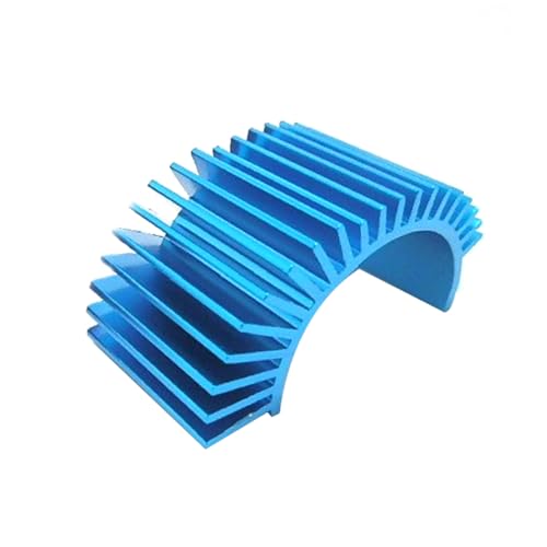 Mikikit 540 550 Aluminum Motor Heat Sink Heatsink for Electric Boats Compatible with Hsp Car Truck Durable Blue Cooling for Stock Modified Motors