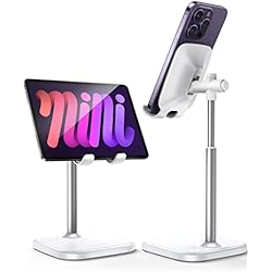 Soporte Movil Vertical Lamicall Soporte Móvil Vertical, Multiángulo Soporte Teléfono - Soporte para iPhone 13 Pro Max, 12 Pro MAX/Mini, 11 Pro, XS MAX, XS, XR, X, 8, 7Plus, SE, Samsung S10 S9, Smartphones entre 4-8 pulgadas