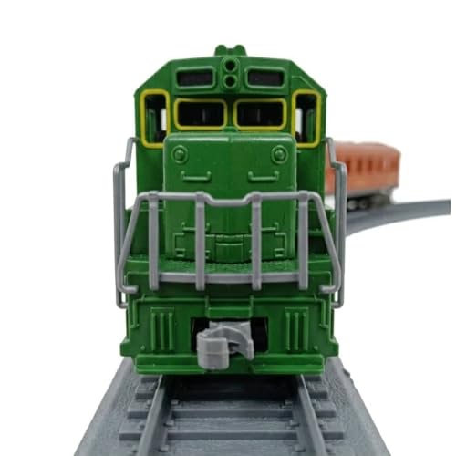 Image of Toy Train with Track Set for Kids - 18 Piece Battery Operated Electric Train Set with Passenger Carriage Sound Light Effects Retro Classic Locomotive Toy