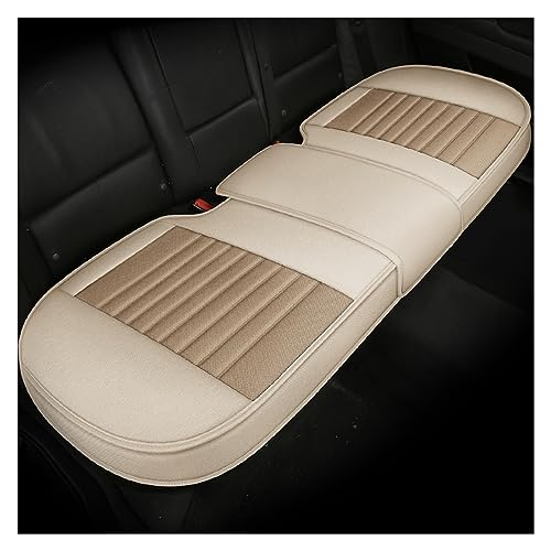 Coussin de siège de voiture en lin beige respirant pour un confort premium durable