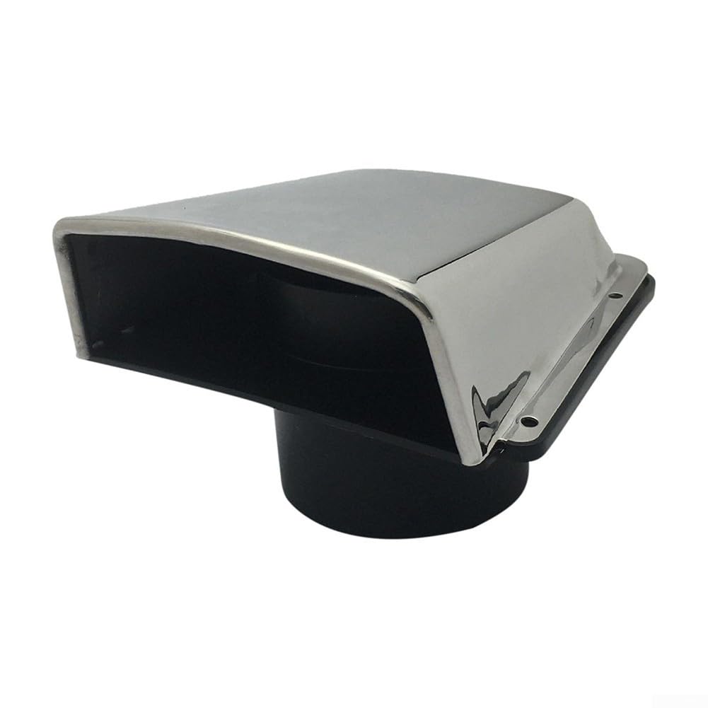 Aération de hotte d'échappement pour ventilation de bateau, grille d'aération de capot d'échappement en acier inoxydable avec base en nylon pour accessoires de quincaillerie marine