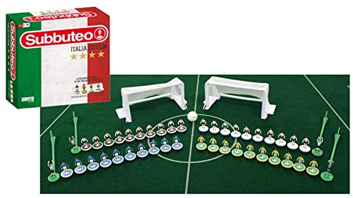 Giochi Preziosi Subbuteo Confezione Super Deluxe Italia con 4 Nazionali, 2 Porte, Campo e Pallone