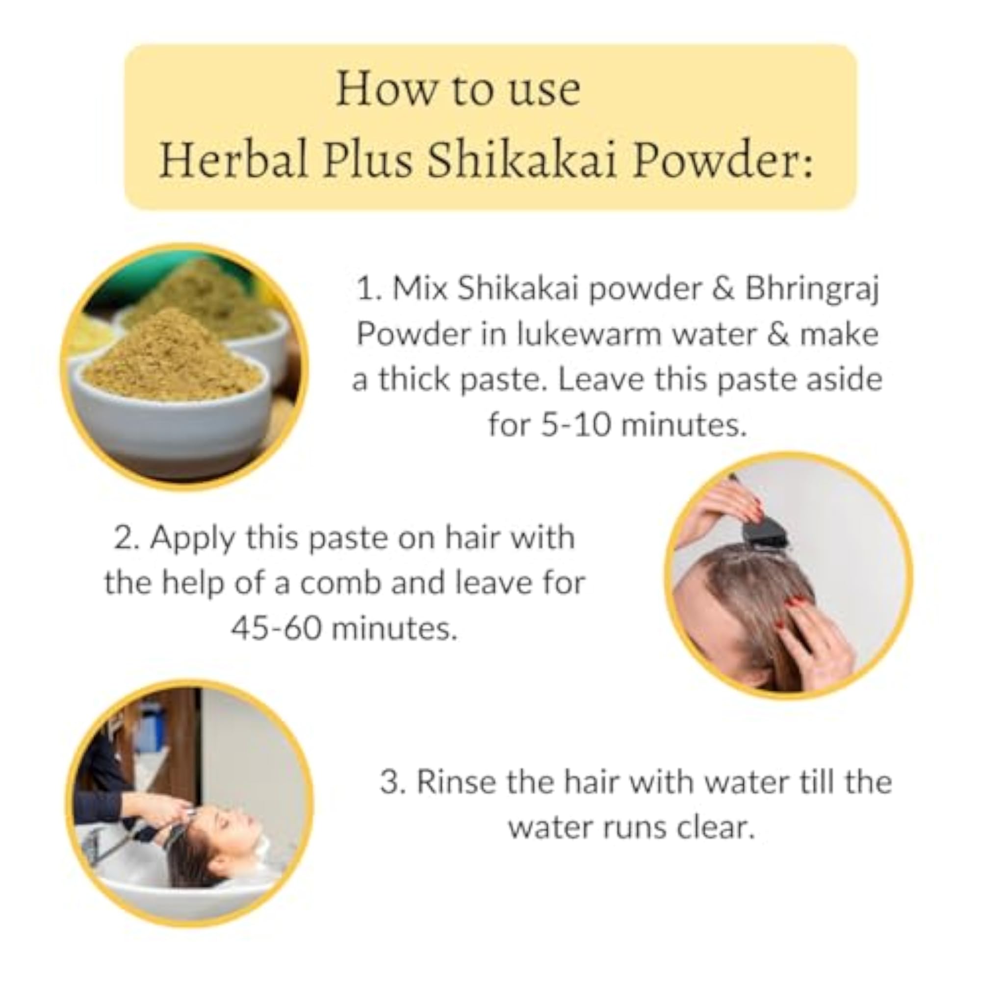 Shikakai Powder for Hair Conditioning, 125 GM