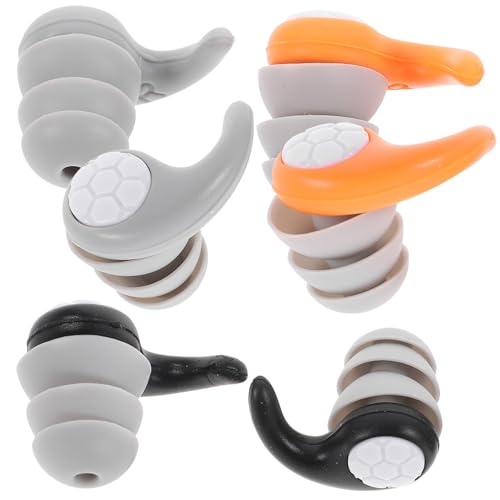 Mikikit Concert Ear Plugs Made of Soft Silicone Noise-blocking for Sleeping Snoring and Travel Waterproof Design