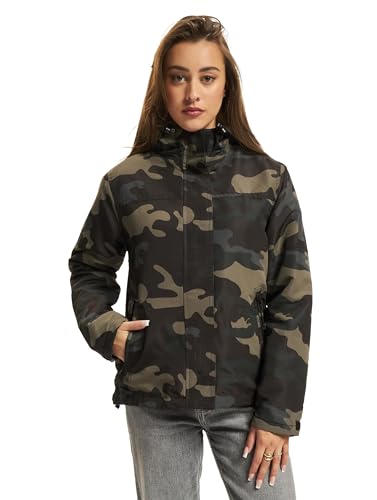 Brandit Women Frontzip Windbreaker, Farbe: darkcamo, Größe: M