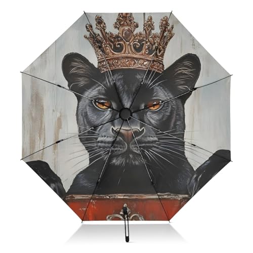 Parapluie léopard haut de gamme avec protection solaire maximale