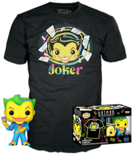 Funko Loungefly Pop! & Tee: Dc - Joker - (Bklt) - Small - Batman - Camiseta Con Figuras Miniaturas Coleccionables - Idea De Regalo - Juguetes Y Franel
