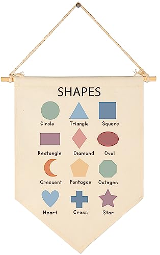 Klassenzimmer-Dekoration, Heimschule, pädagogische Flagge, Dekoration, Geschenk für Kinder, Kleinkinder, Babys, Jungen, Mädchen, Neugeborene, Kleinkinder, Wandschild, Geschenke für Spielzimmer,